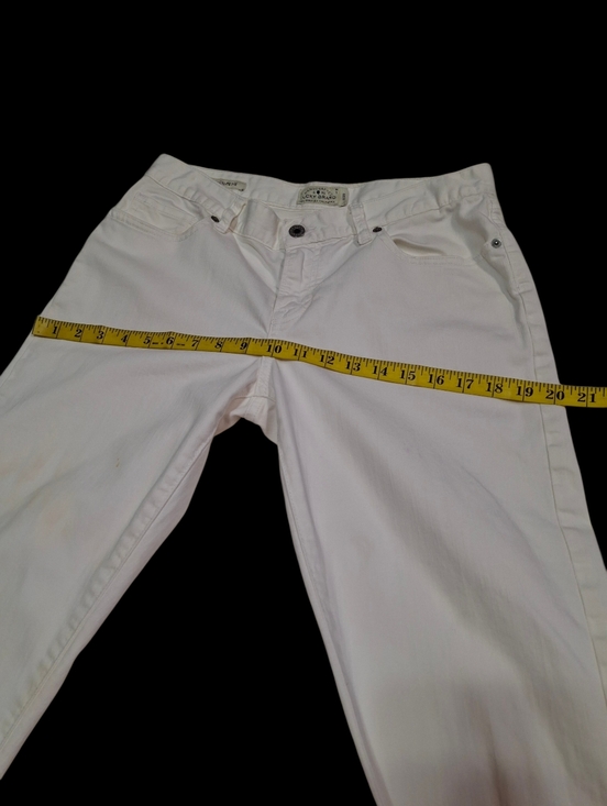 Lucky Brand Sienna Cigarette Cropped Denim White Jeans Women Size 29 - Picture 13 of 16